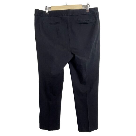 Lands End Women's size 14 Mid Rise Blue Career Pants‎ - Picture 3 of 5